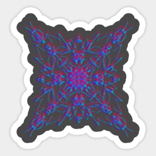 3D mandala Sticker